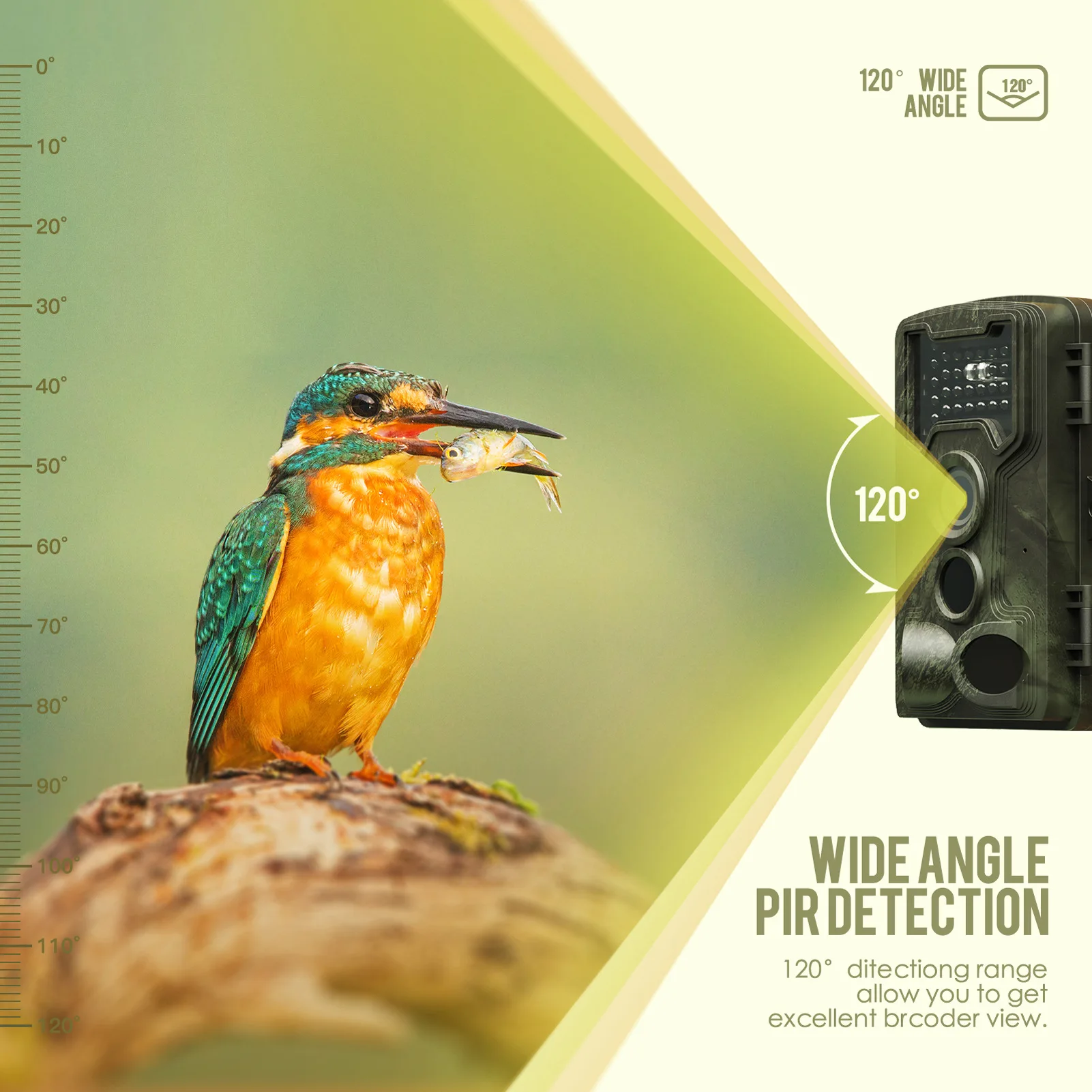 Outdoor Hunting Camera Wifi - Cámaras de rastreo para caza, 58MP,