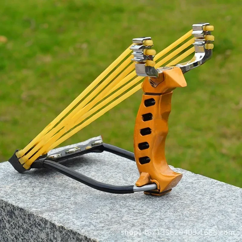 Outdoor Hunting Launcher - Tirachinas eléctrico con soporte de muñeca,