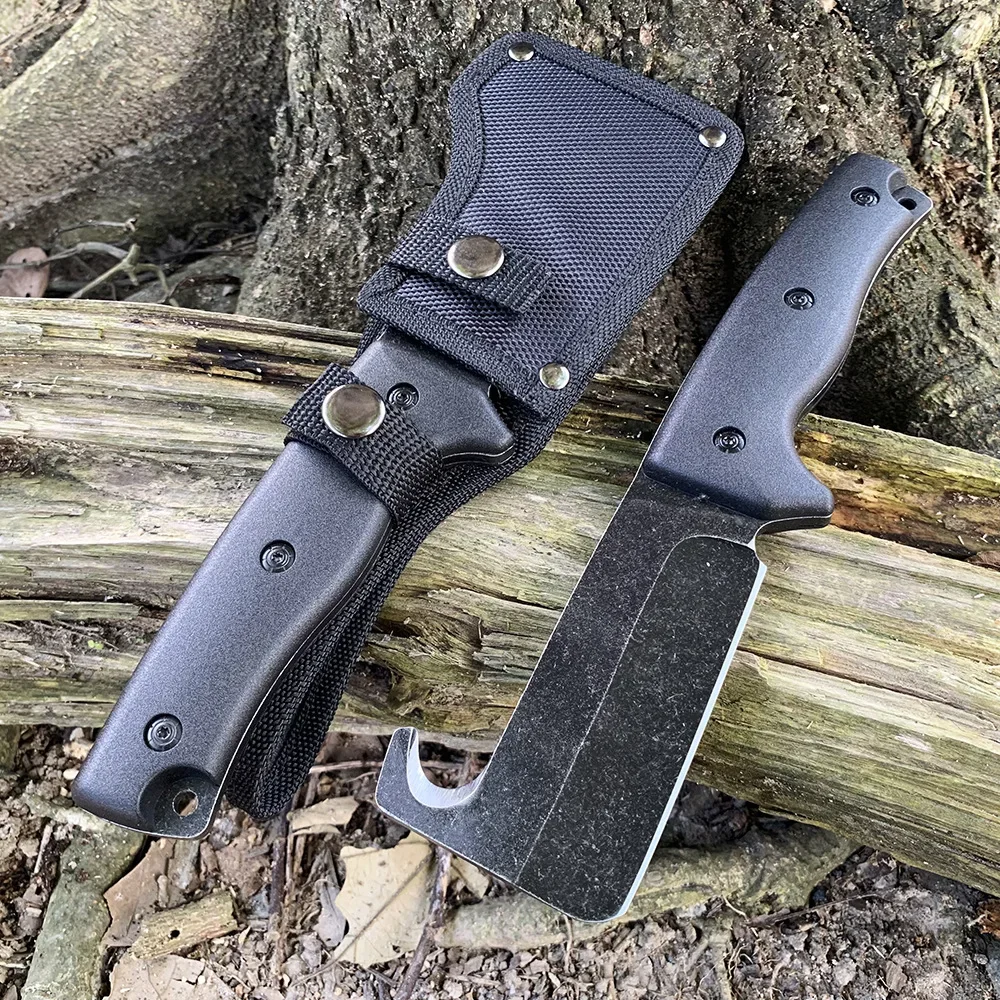 Hunting And Camping In Jungle - Cuchillo de Hoja Fija de Acero