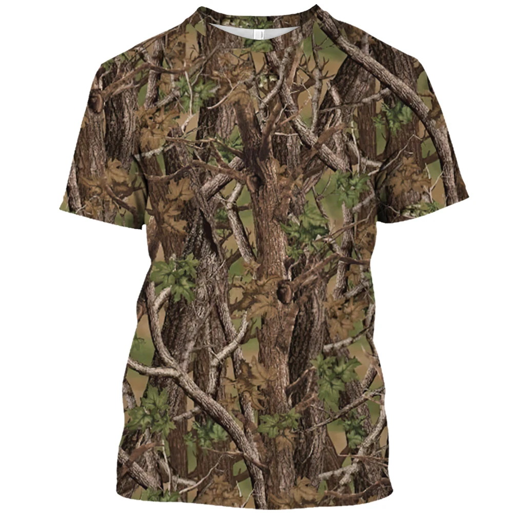 Hunting And Camping In Jungle - Camisetas de imitación de camuflaje de