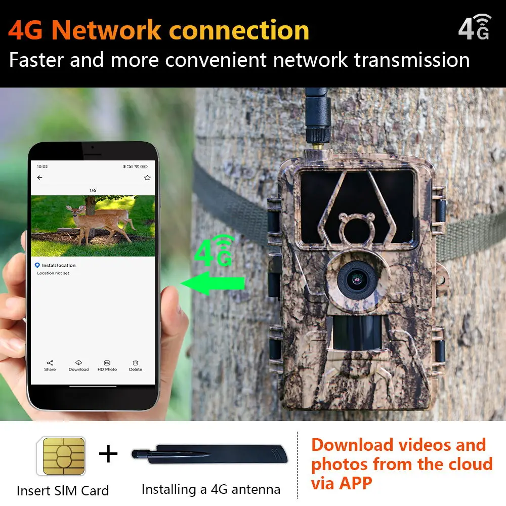 Cámara infrarroja HD8K para vi - Outdoor Hunting Camera Wifi reseña y precio