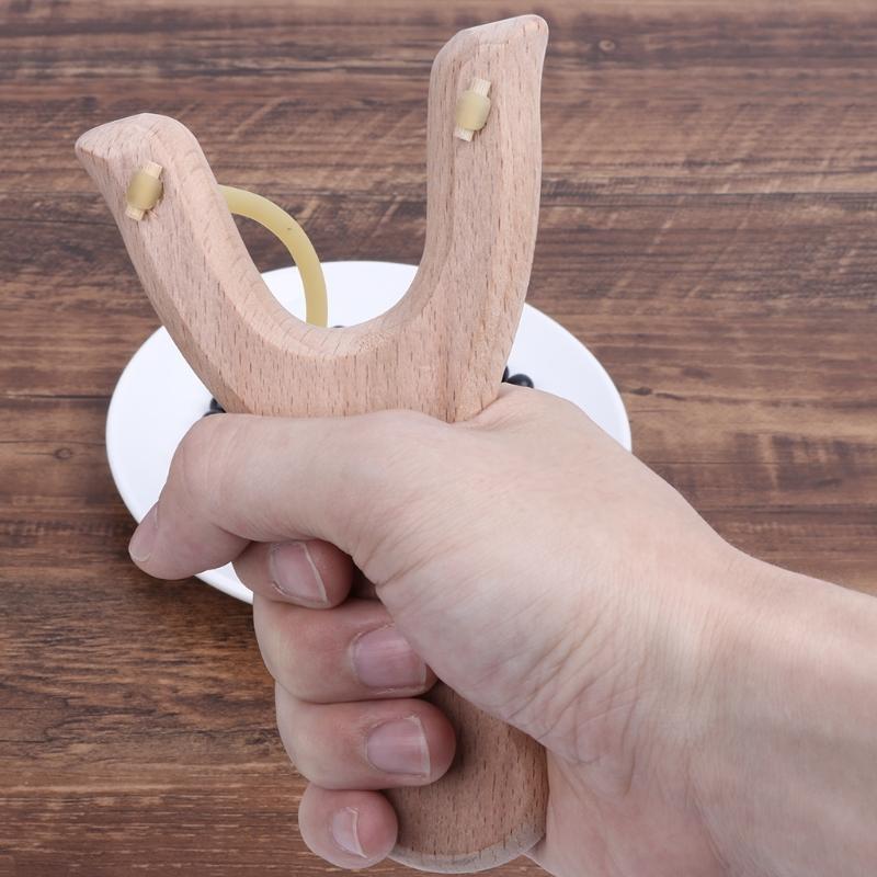 Tirachinas madera natural con  - Outdoor Hunting Launcher reseña y precio