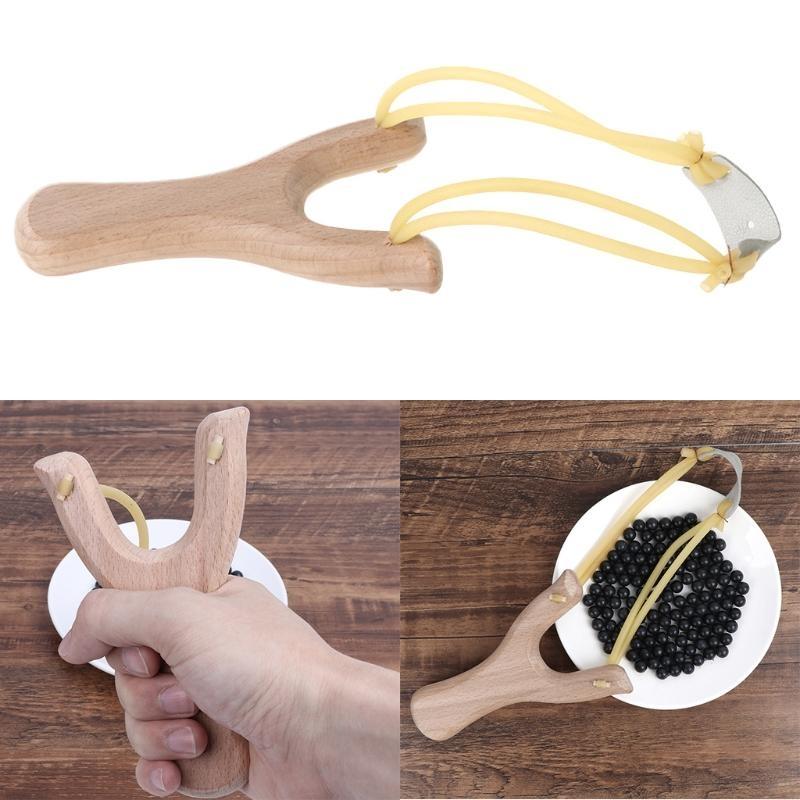 Tirachinas madera natural con  - Outdoor Hunting Launcher reseña y precio