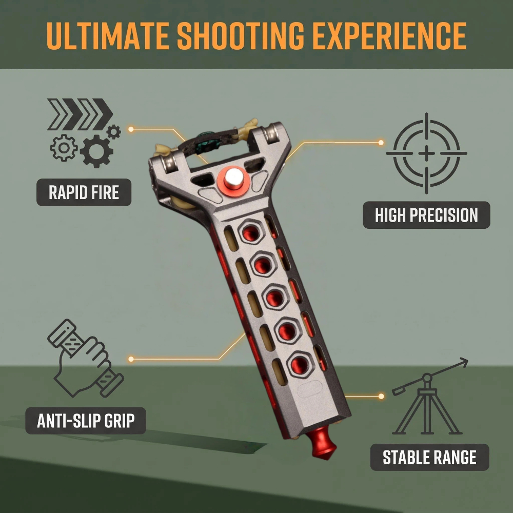 Resortera con cargador automát - Outdoor Hunting Launcher reseña y precio