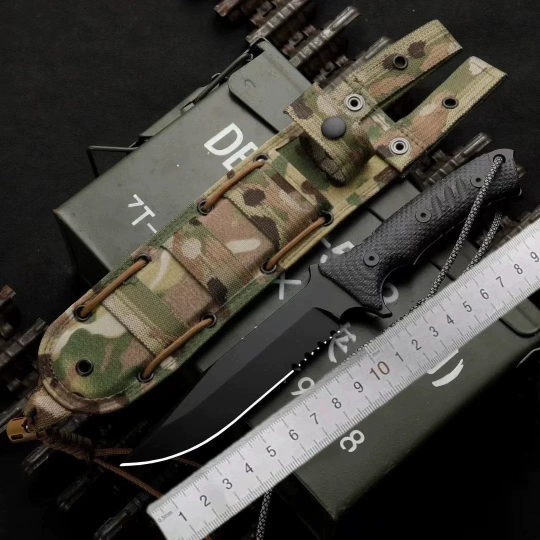Cuchillo recto para acampar al - Hunting And Camping In Jungle reseña y precio